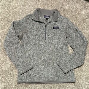 Patagonia Gray 1/4 Zip Sweater